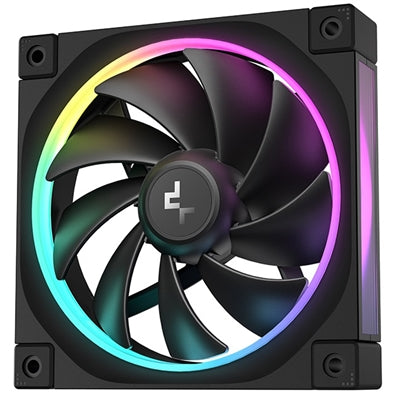 DeepCool FL12 120mm ARGB PWM Fan - Fluid Dynamic Bearing, Black DeepCool FL12 120mm ARGB PWM Fan - Fluid Dynamic Bearing, Black